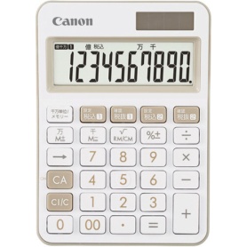 キヤノン　電卓　ミニ卓上モデル　ＬＳ－１０５ＷＵＣ－ＩＶ　１０桁　アイボリー　２３０６Ｃ００５　１台
