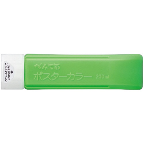 ぺんてる　えのぐ　ポスターカラー（クラス用）　単色　２３０ｍＬ　きみどり　ＹＮＧ３Ｔ１７　１本1