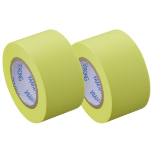 ヤマト　メモック　ロールテープ（強粘着）　蛍光紙　つめかえ用　２５ｍｍ幅　レモン　ＰＲＫ－２５Ｈ－ＬＥ　１パック（２巻）1