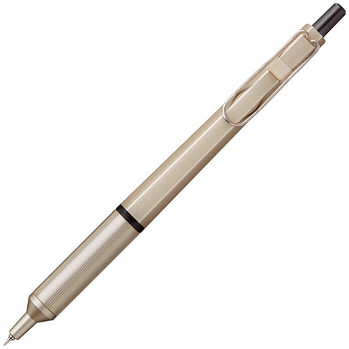 三菱鉛筆　油性ボールペン　ジェットストリーム　エッジ　０．２８ｍｍ　黒　（軸色：シャンパンゴールド）　ＳＸＮ１００３２８．２５　１本1