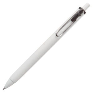 三菱鉛筆　ゲルインクボールペン　ユニボール　ワン　０．３８ｍｍ　黒　（軸色：オフホワイト）　ＵＭＮＳ３８．２４　１本1