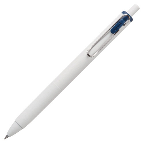 三菱鉛筆　ゲルインクボールペン　ユニボール　ワン　０．３８ｍｍ　ブルーブラック　（軸色：オフホワイト）　ＵＭＮＳ３８．６４　１本1