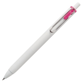 三菱鉛筆　ゲルインクボールペン　ユニボール　ワン　０．５ｍｍ　ピンク　（軸色：オフホワイト）　ＵＭＮＳ０５．１３　１本