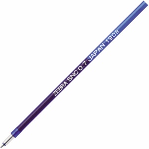 ゼブラ　エマルジョンボールペン替芯　ＳＮＣ－０．７芯　青　ＲＳＮＣ７－ＢＬ　１本1