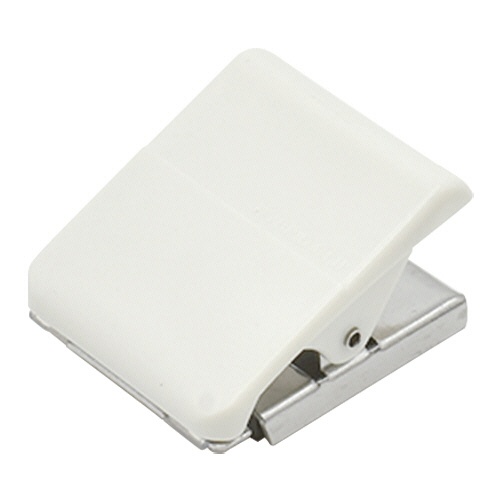 マグエックス　マグネットハイブリッドクリップ　Ｍ　Ｗ３９×Ｄ２５×Ｈ４３ｍｍ　白　ＭＨＣ－１５０－Ｗ　１個1