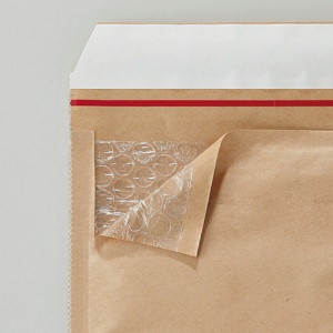 ＴＡＮＯＳＥＥ　クッション封筒　小物用　内寸１３０×２１５ｍｍ　白　１ケース（２００枚）3