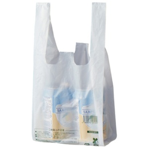 スマートサプライ　レジ袋（乳白）　８号　ＲＢ８Ｗ－Ｂ２５　１パック（１００枚）1