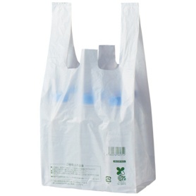 スマートサプライ　レジ袋（乳白）　２０号　ＲＢ２０Ｗ－Ｂ２５　１パック（１００枚）
