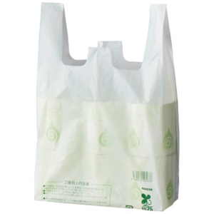 スマートサプライ　レジ袋（乳白）　４５号　ＲＢ４５Ｗ－Ｂ２５　１パック（１００枚）1
