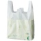 スマートサプライ　レジ袋（乳白）　４５号　ＲＢ４５Ｗ－Ｂ２５　１パック（１００枚）