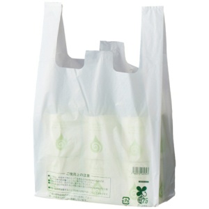 スマートサプライ　レジ袋（乳白）　６０号　ＲＢ６０Ｗ－Ｂ２５　１パック（１００枚）1