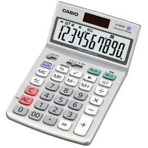 カシオ　グリーン購入法適合電卓　１０桁　ジャストタイプ　ＪＦ－１００ＧＴ－Ｎ　１台3