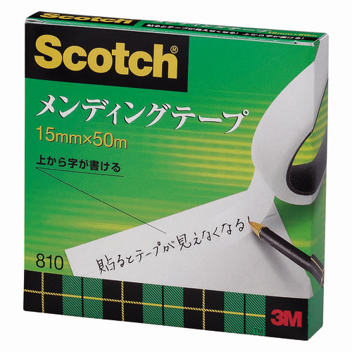 たのめーる】3M スコッチ メンディングテープ 810 大巻 15mm×50m たのめーる】3M スコッチ メンディングテープ 810 大巻 15mm×50m