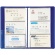 ビュートン　名刺ホルダー　Ｈ１９２×Ｗ１１５×Ｄ１７ｍｍ　１２０名用　ヨコ入れ　スカイブルー　ＩＮＣ－１２０－ＳＢ　１冊2