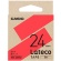 カシオ　ラテコ　詰替用テープ　２４ｍｍ×８ｍ　赤／黒文字　ＸＢ－２４ＲＤ　１個1