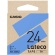 カシオ　ラテコ　詰替用テープ　２４ｍｍ×８ｍ　青／黒文字　ＸＢ－２４ＢＵ　１個1