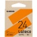 カシオ　ラテコ　詰替用テープ　２４ｍｍ×８ｍ　オレンジ／黒文字　ＸＢ－２４ＥＯ　１個1
