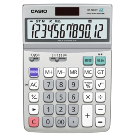 カシオ　実務電卓　１２桁　デスクタイプ　ＤＦ－１２０ＧＴ－Ｎ　１台
