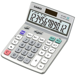 カシオ　実務電卓　１２桁　デスクタイプ　ＤＦ－１２０ＧＴ－Ｎ　１台3