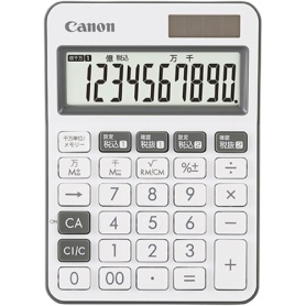 キヤノン　電卓　ミニ卓上モデル　ＬＳ－１０５ＷＵＣ－ＣＨ　１０桁　チャコール　２３０６Ｃ００６　１台