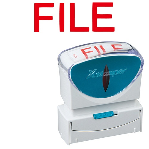 シヤチハタ　Ｘスタンパー　ビジネス用キャップレス　Ｂ型　（ＦＩＬＥ）　ヨコ　赤　Ｘ２－Ｂ－１０５１２　１個1