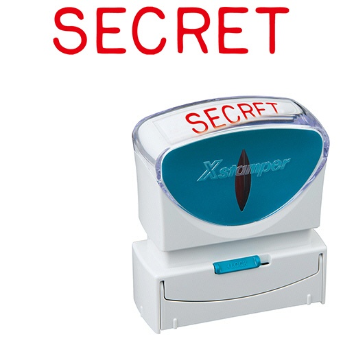 シヤチハタ　Ｘスタンパー　ビジネス用キャップレス　Ｂ型　（ＳＥＣＲＥＴ）　ヨコ　赤　Ｘ２－Ｂ－１１３６２　１個1