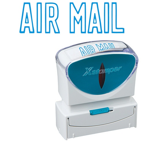 シヤチハタ　Ｘスタンパー　ビジネス用キャップレス　Ｂ型　（ＡＩＲ　ＭＡＩＬ）　ヨコ　藍色　Ｘ２－Ｂ－１００１３　１個1