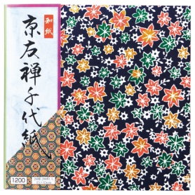 エヒメ紙工　京友禅千代紙　１５０×１５０ｍｍ　２６種　ＫＹ－１２０１５　１パック（２００枚）