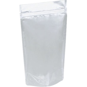 明和産商　透明性・防湿性　チャック付スタンド袋　ＯＳＰ－１６２４　ＺＳ　１６０×２４０＋４１ｍｍ　００８－６７８　１箱（１０００枚）