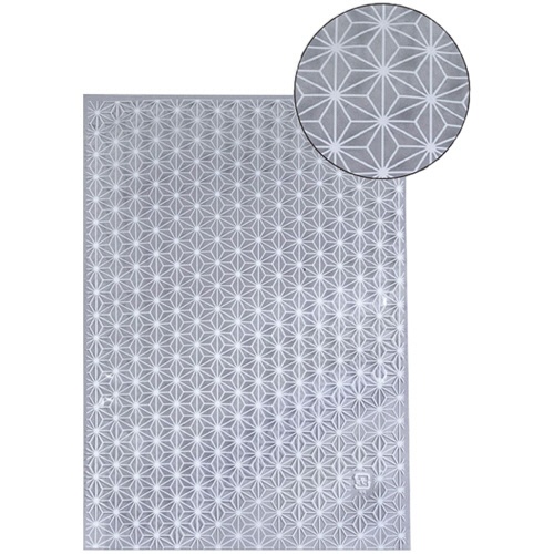 明和産商　バリアー性　和柄印刷三方袋　ＢＸ－１８２８Ｈ　麻の葉　１８０×２８０ｍｍ　００９－３８２　１箱（２０００枚）1