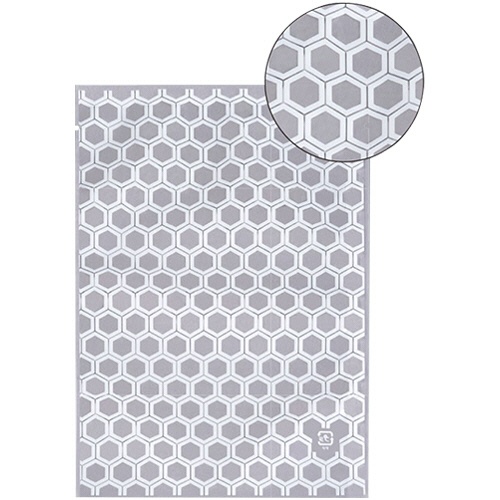 明和産商　バリアー性　和柄印刷三方袋　ＢＸ－１２１７Ｈ　亀甲　１２０×１７０ｍｍ　００９－４００　１箱（４０００枚）1