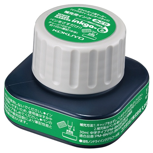 コクヨ　ホワイトボード用マーカー＜インクガイイ　スタンダードタイプ＞　補充インク　緑　ＰＭＲ－ＢＮ１０Ｇ　１個1