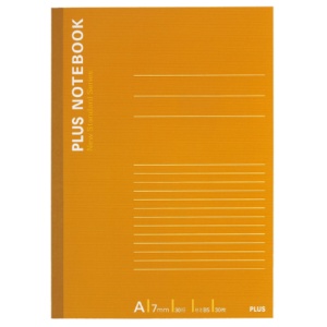 プラス　ノートブック（カラーアソートパックノート）　Ａ４　Ａ罫７ｍｍ　３５行　４０枚　５色　ＮＯ－２０４ＡＳ－１０ＣＰ　１パック（１０冊：各色２冊）2