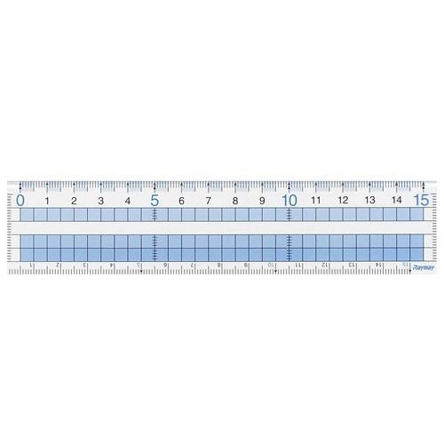 レイメイ藤井　見やすい方眼定規　１５ｃｍ　ＡＪＨ１５８　１個1