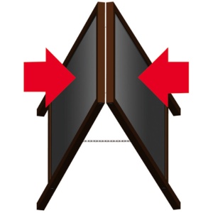 ナカバヤシ　メニューボード　カラーボードタイプ　Ｌ　３９０×８４０ｍｍ　ＭＢＢ－２０１ＤＭ　１枚2