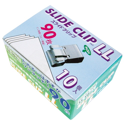 トーキンコーポレーション　スライドクリップ　ＬＬ　シルバー　ＳＣ－ＬＬ１０Ｓ　１パック（１０個）1