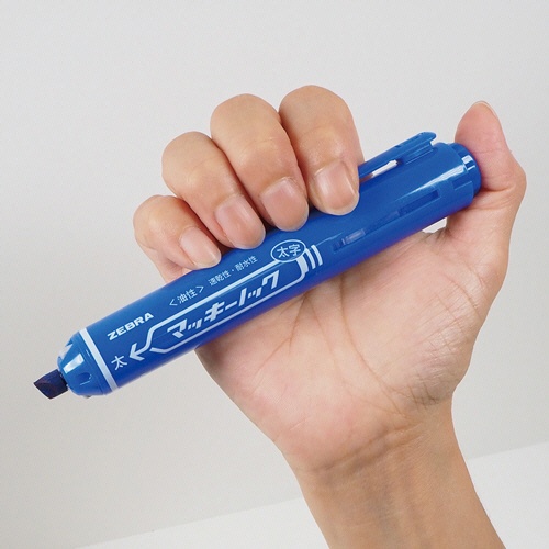 ゼブラ　油性マーカー　マッキーノック　太字　青　Ｐ－ＹＹＳＢ６－ＢＬ　１本2
