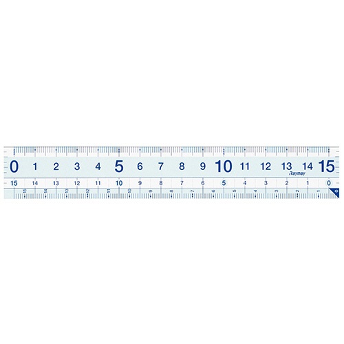 レイメイ藤井　先生おすすめ直定規（すべり止め加工付）　１５ｃｍ　ＡＰＪ９３　１個1