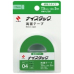 ニチバン　ナイスタック　両面テープ　超強力タイプ　小巻　７．５ｍｍ×１．２ｍ　ＮＷ－Ｕ７ＳＦ　１パック（２巻）