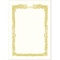 ササガワ　タカ印　金箔賞状用紙　白　Ａ４　ヨコ書用　１０－３１６１　１パック（１００枚）