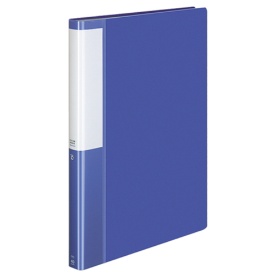 コクヨ　クリヤーブック（ＰＯＳＩＴＹ）　固定式　Ａ４タテ　４０ポケット　背幅２５ｍｍ　ブルー　Ｐ３ラ－Ｌ４０ＮＢ　１冊