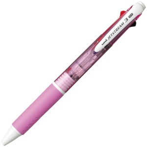 三菱鉛筆　ジェットストリーム　３色ボールペン　０．７ｍｍ　（軸色：ピンク）　ＳＸＥ３４０００７．１３　１本1