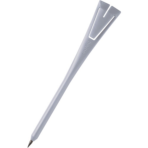 ソニック　クリップ付ペンシル　抗菌タイプ　グレー　ＤＡ－４９０１－ＧＬ　１パック（５０本）1
