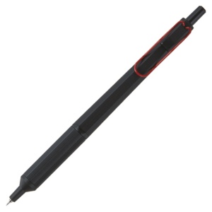 三菱鉛筆　油性ボールペン　ジェットストリーム　エッジ　０．３８ｍｍ　黒　（軸色：ブラックレッド）　ＳＸＮ１００３３８ＢＫ１５　１本1