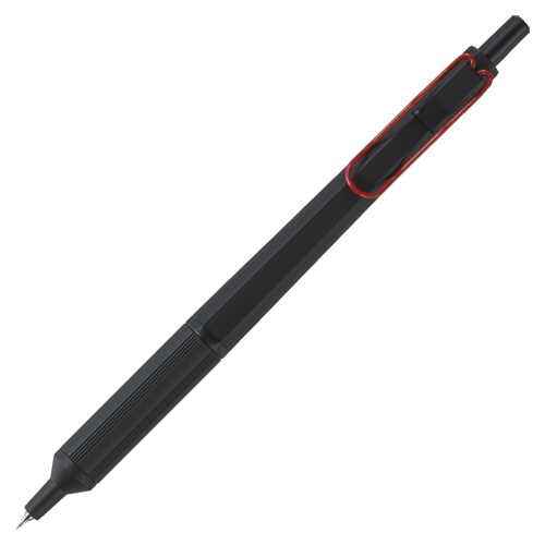 三菱鉛筆　油性ボールペン　ジェットストリーム　エッジ　０．３８ｍｍ　黒　（軸色：ブラックレッド）　ＳＸＮ１００３３８ＢＫ１５　１本1