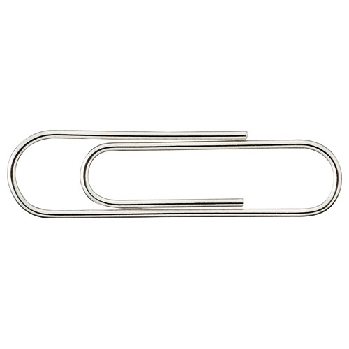 ＴＡＮＯＳＥＥ　ゼムクリップ　大　２８ｍｍ　シルバー　業務用パック　１箱（１０００本）2