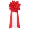 銀鳥産業　徽章　バラ３枚タレ　赤　中　４５９－４０４　１パック（１２個）