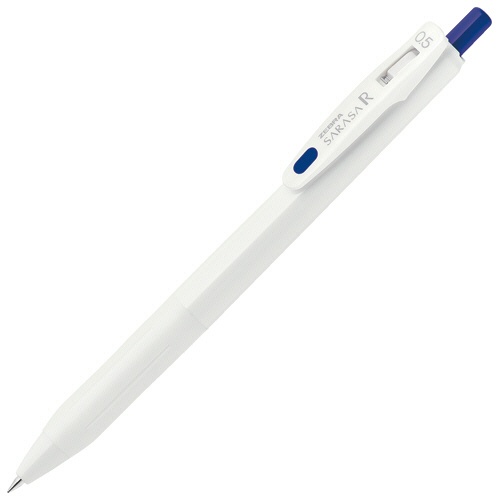 ゼブラ　ジェルボールペン　サラサＲ　０．５ｍｍ　青　（軸色：白）　ＪＪ２９－Ｒ１－ＢＬ　１本1