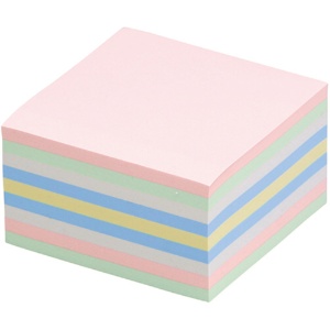 ３Ｍ　ポスト・イット　ノート　再生紙カラーキューブ　７５×７５ｍｍ　混色５色　ＣＰＲＰ－Ｐ－３３ＳＥ　１冊3
