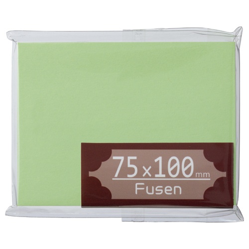 ＴＡＮＯＳＥＥ　ふせん　７５×１００ｍｍ　うぐいす　１冊1